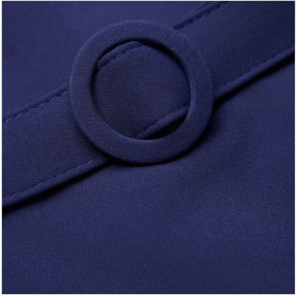 Kay Unger Owen Belted Walk-Thru Scoop Neck Jumpsuit Size 10 NWT - Picture 4 of 7